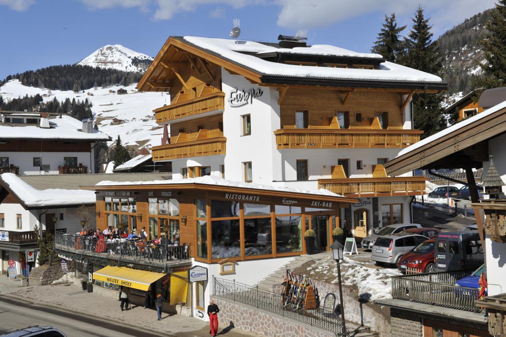 Hotel Europa Dolomites Selva di Val Gardena Exterior photo